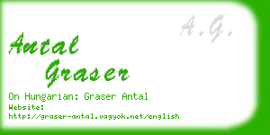 antal graser business card